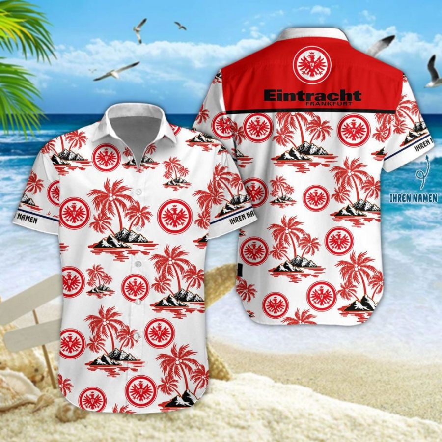 Hawaiihemd Eintracht Frankfurt – Herren Sommerhemd