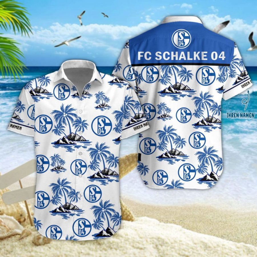 Hawaiihemd Schalke 04 – Herren Sommerhemd