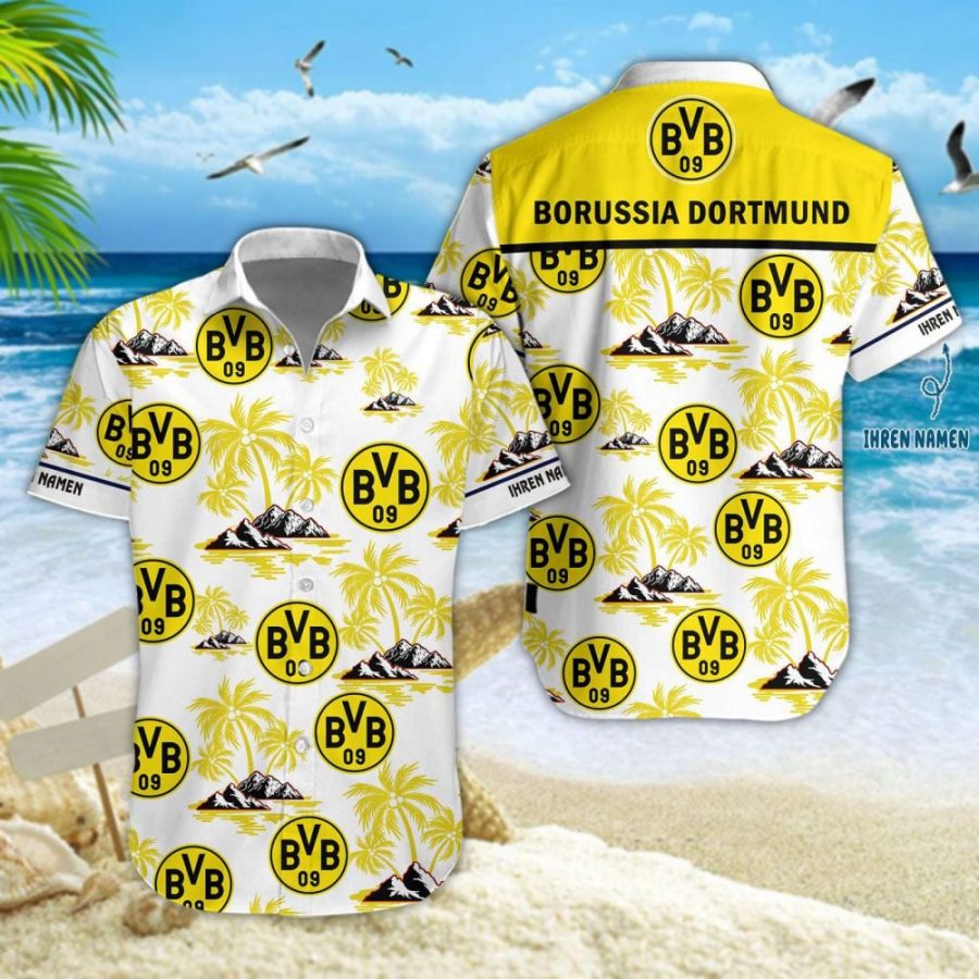 Hawaiihemd Borussia Dortmund II – Herren Sommerhemd