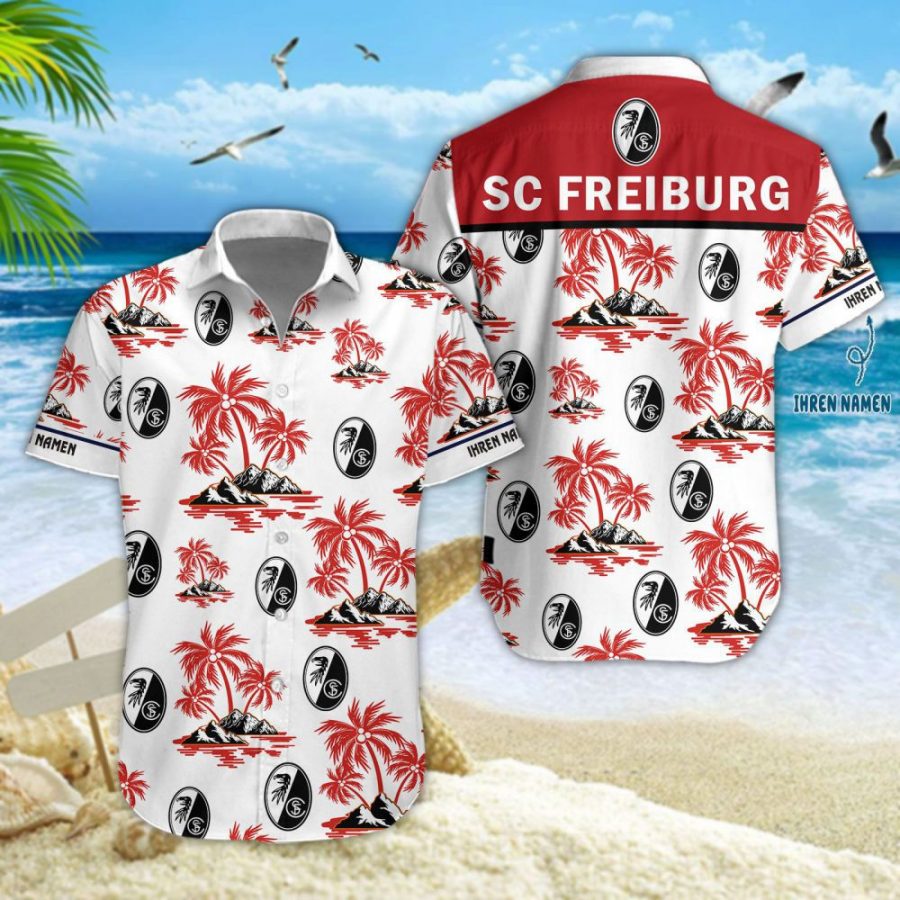 Hawaiihemd SC Freiburg II – Herren Sommerhemd