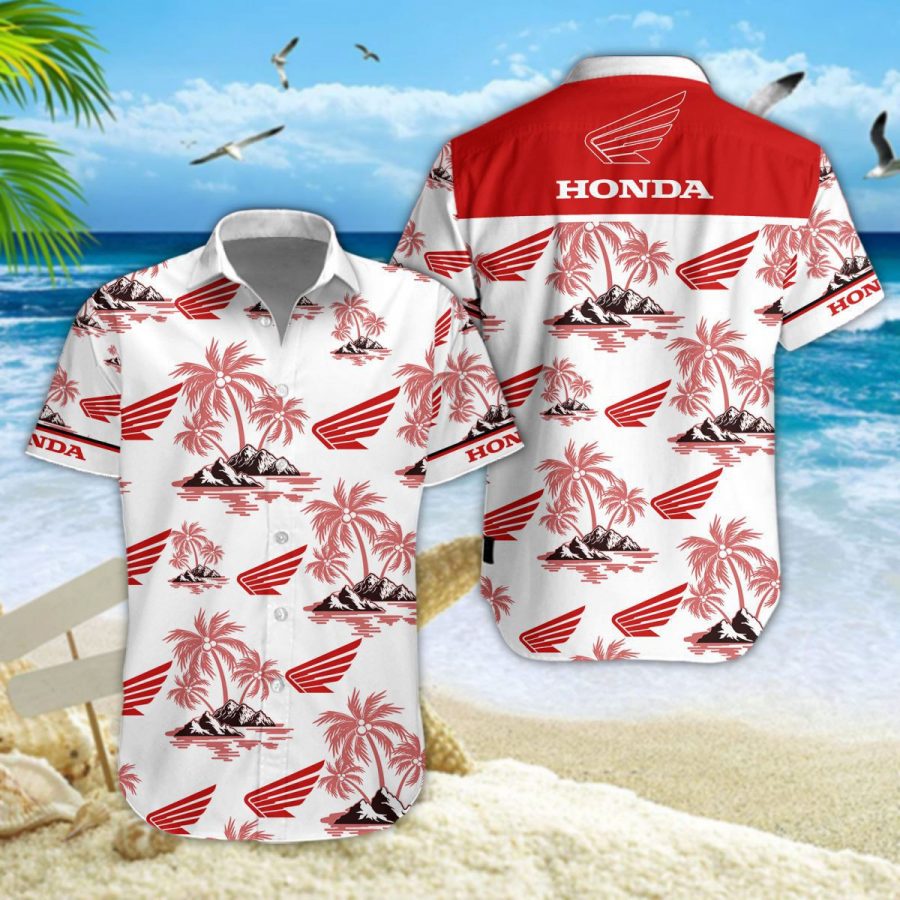 Hawaiihemd Honda Moto – Herren Sommerhemd