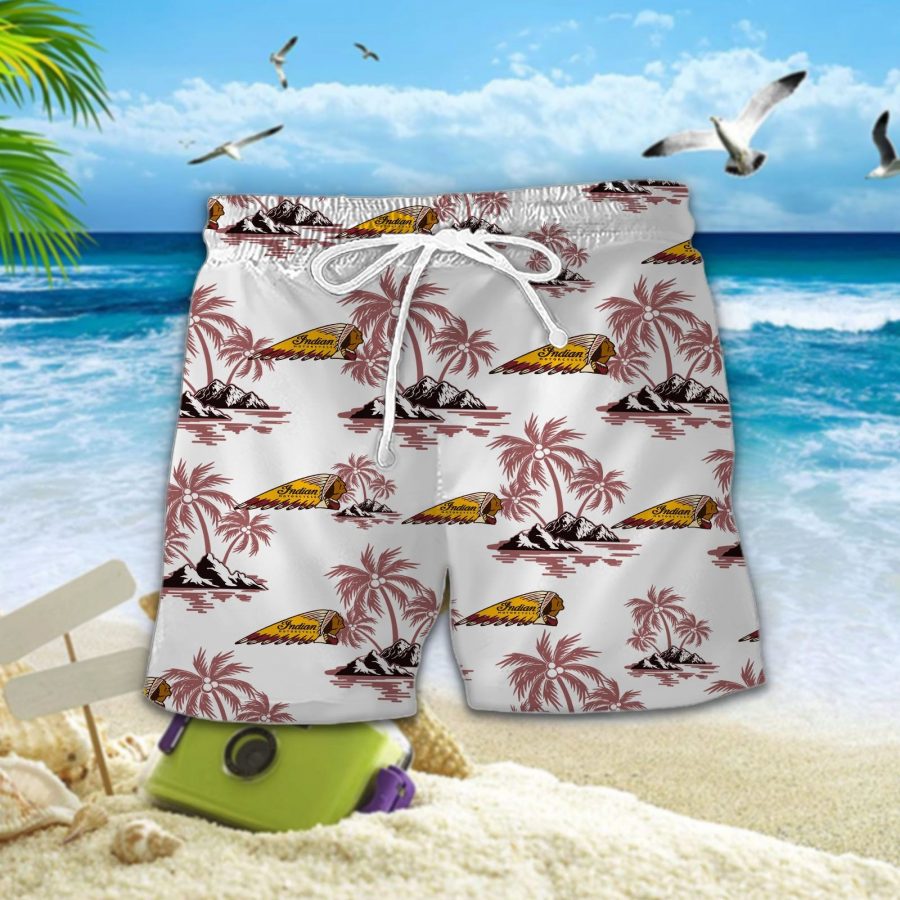 Hawaiihemd Indian Motorcycle – Herren Sommerhemd – Bild 2