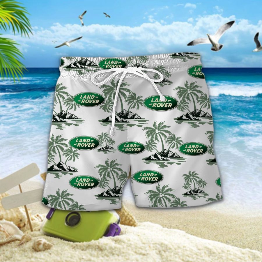 Hawaiihemd Land Rover – Herren Sommerhemd – Bild 2