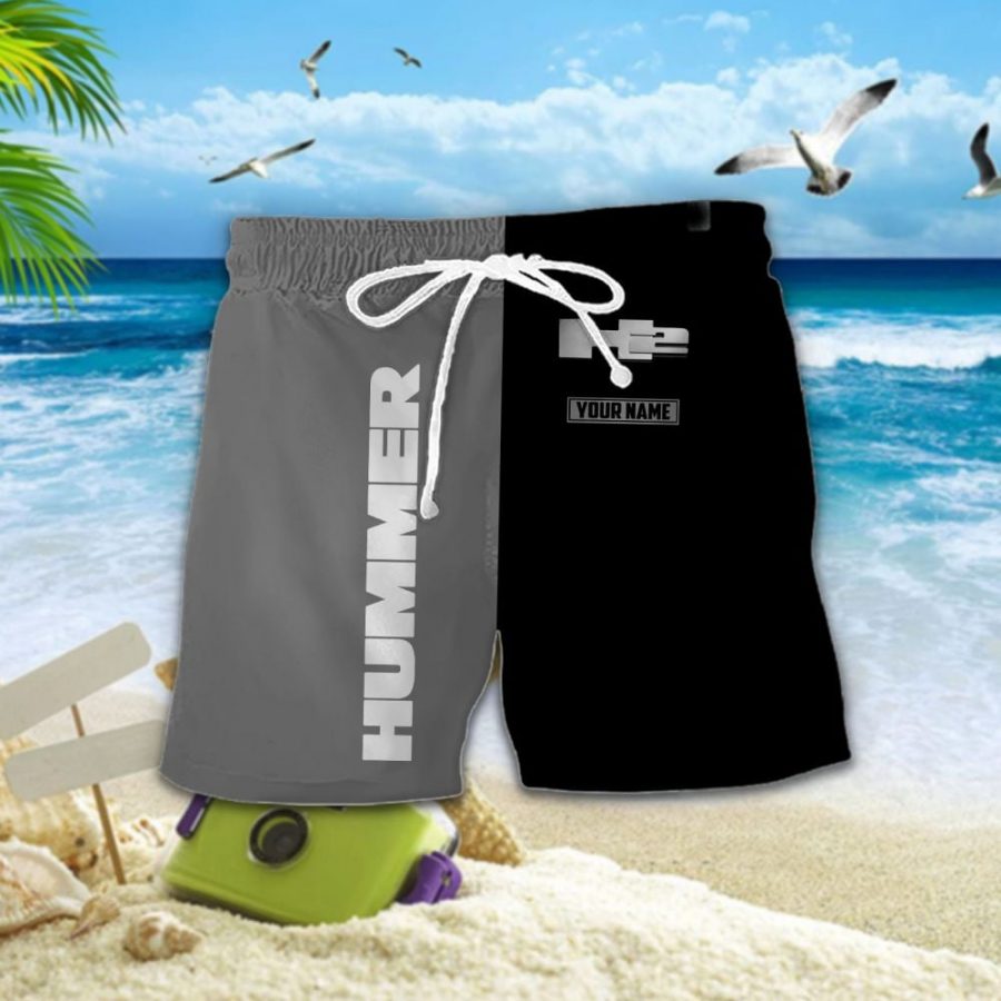 Hawaiihemd Hummer H2 – Herren Sommerhemd – Bild 2