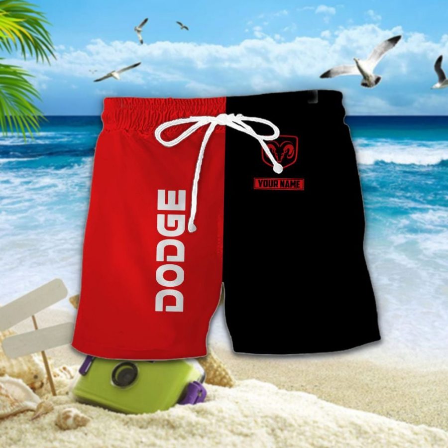 Hawaiihemd Dodge – Herren Sommerhemd – Bild 2