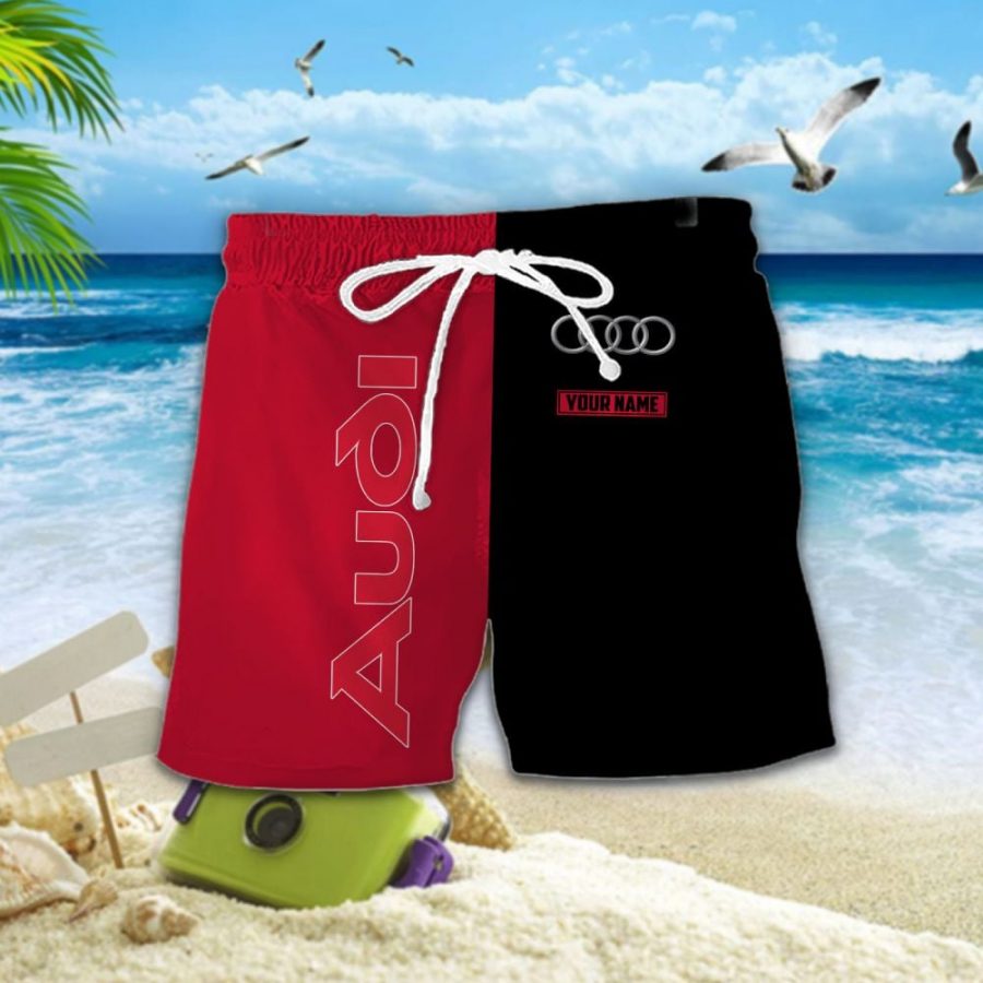 Hawaiihemd Audi – Herren Sommerhemd – Bild 2