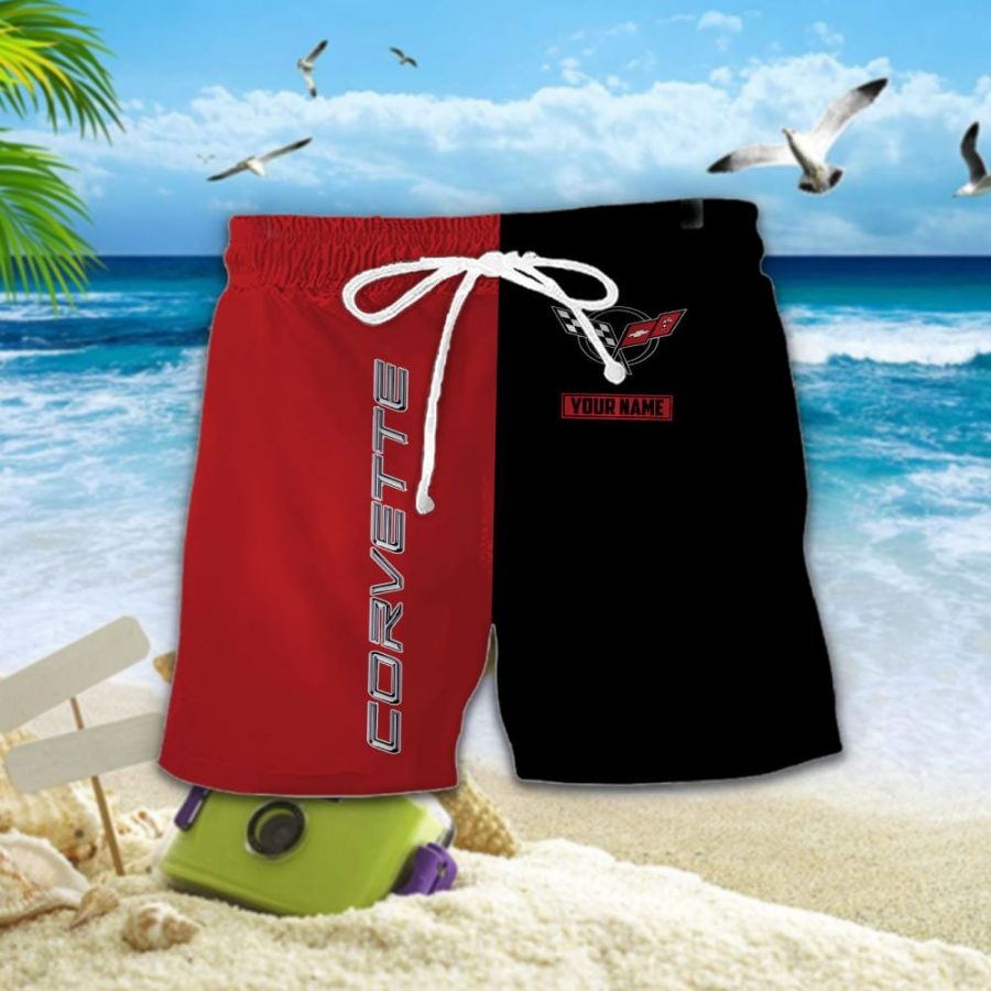 Hawaiihemd Corvette C5 – Herren Sommerhemd – Bild 2