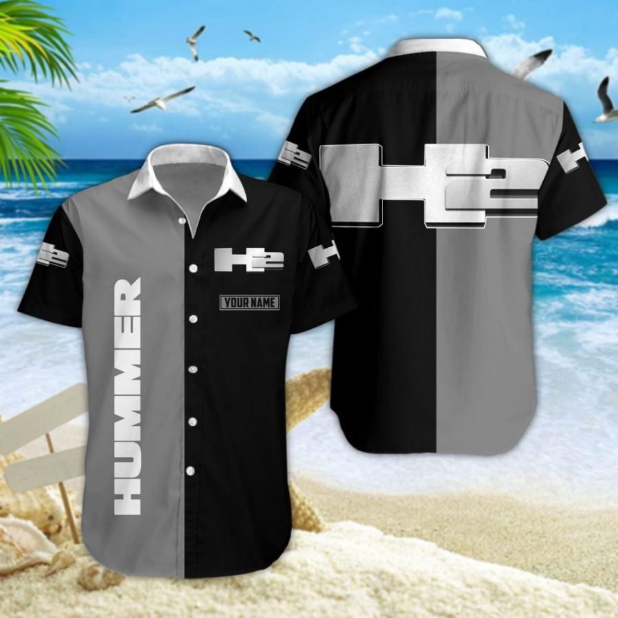 Hawaiihemd Hummer H2 – Herren Sommerhemd