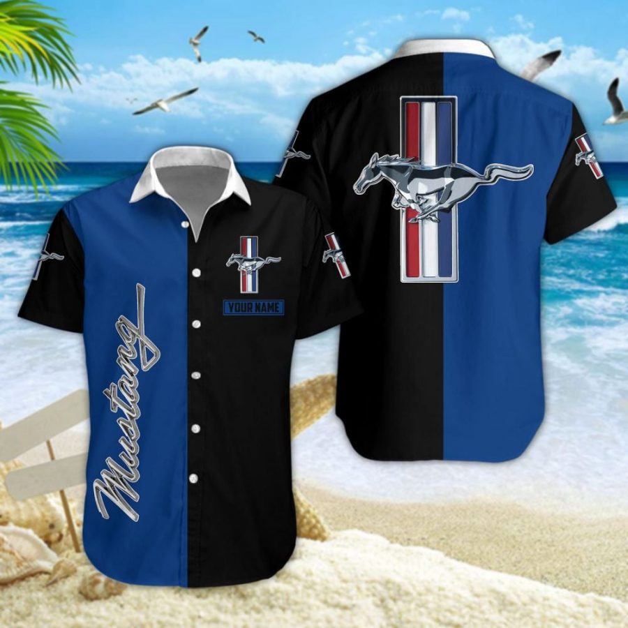 Hawaiihemd Ford Mustang – Herren Sommerhemd