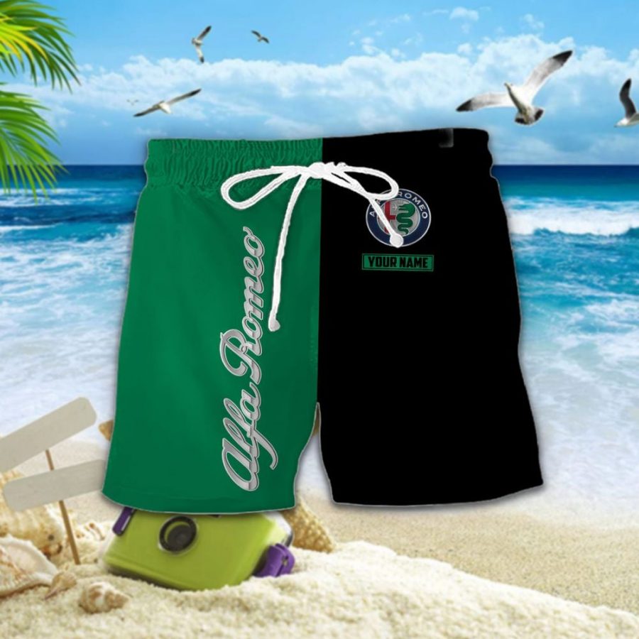 Hawaiihemd Alfa Romeo – Herren Sommerhemd – Bild 2