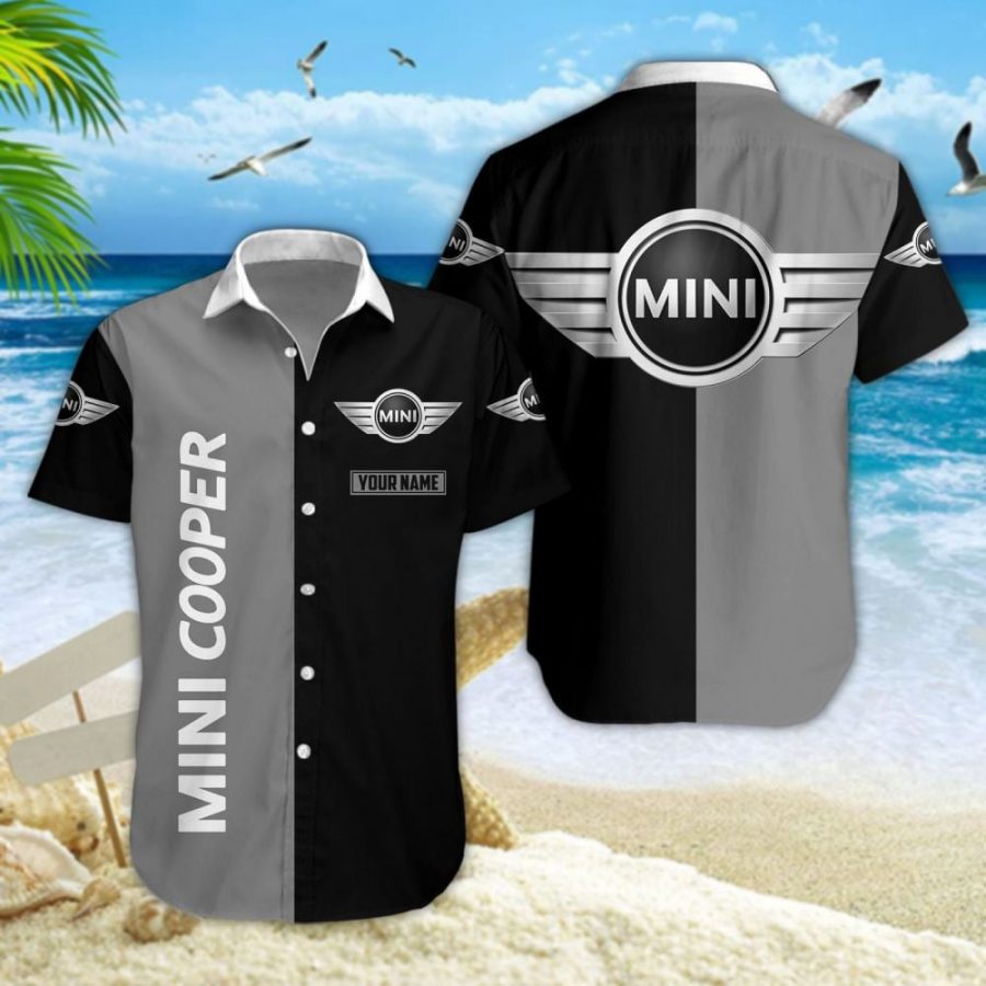 Hawaiihemd Mini Cooper – Herren Sommerhemd