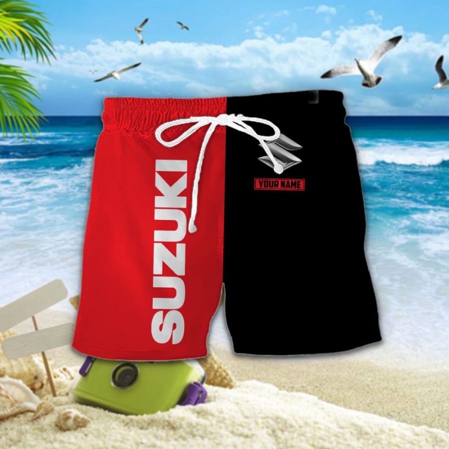 Hawaiihemd Suzuki – Herren Sommerhemd – Bild 2