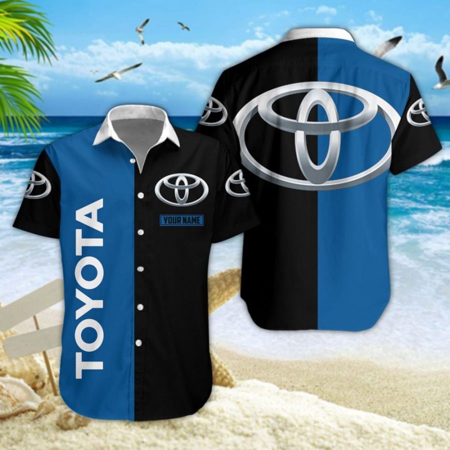 Hawaiihemd Toyota bleu – Herren Sommerhemd