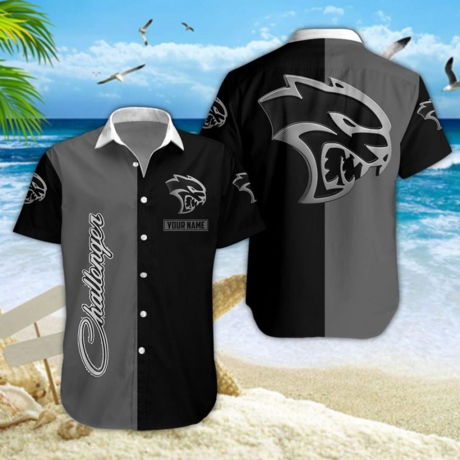 Hawaiihemd Dodge Challenger – Herren Sommerhemd