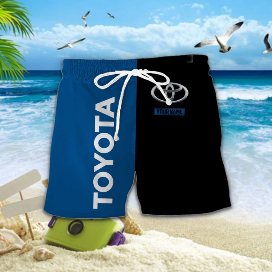 Hawaiihemd Toyota bleu – Herren Sommerhemd – Bild 2