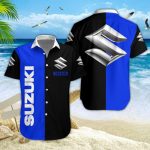Hawaiihemd Suzuki bleu – Herren Sommerhemd