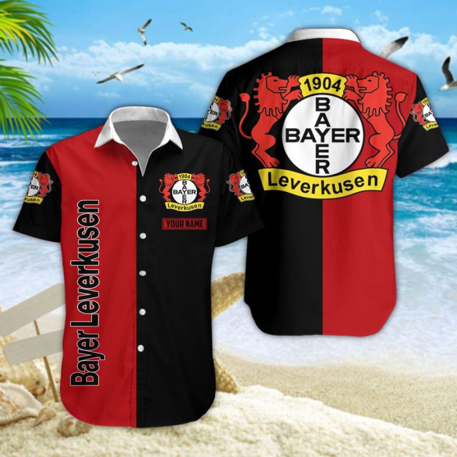 Hawaiihemd Bayer 04 Leverkusen – Herren Sommerhemd