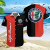 Hawaiihemd Alfa Romeo rouge – Herren Sommerhemd