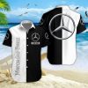 Hawaiihemd Mercedes-Benz blanc – Herren Sommerhemd