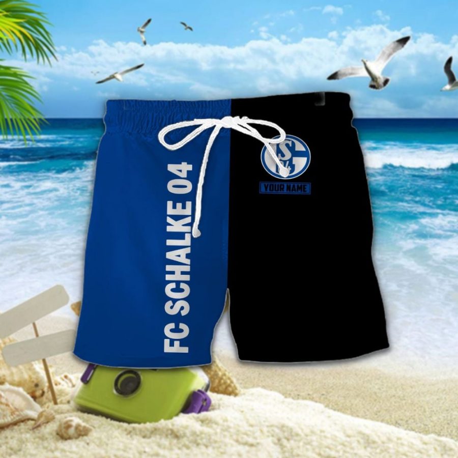 Hawaiihemd Schalke 04 – Herren Sommerhemd – Bild 2