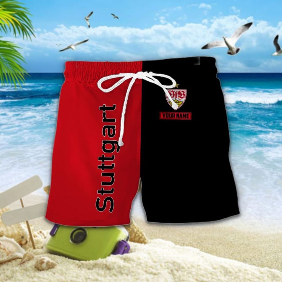 Hawaiihemd VfB Stuttgart – Herren Sommerhemd – Bild 2