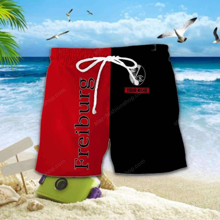 Hawaiihemd SC Freiburg – Herren Sommerhemd – Bild 2