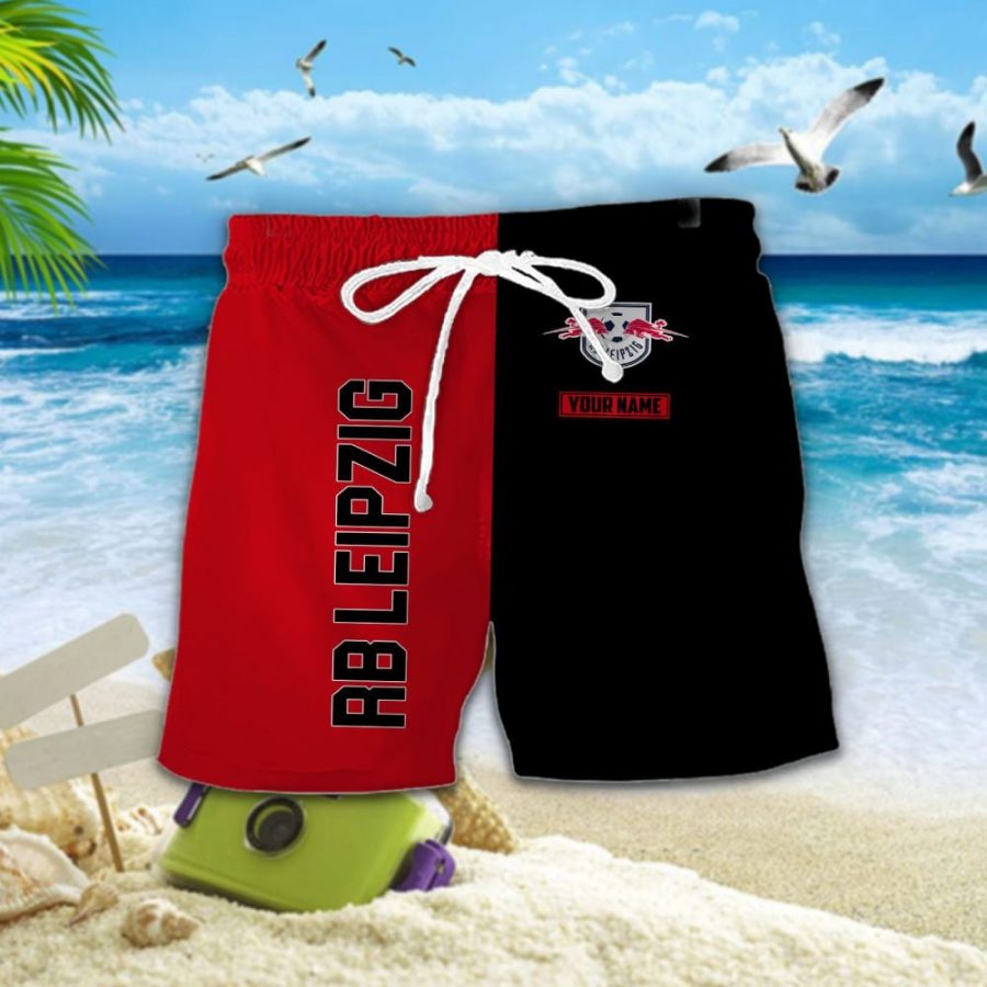 Hawaiihemd RB Leipzig – Herren Sommerhemd – Bild 2