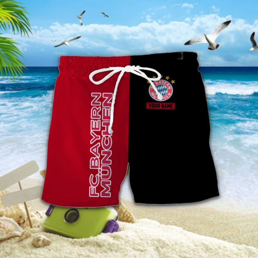 Hawaiihemd Bayern München – Herren Sommerhemd – Bild 2