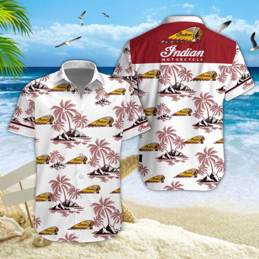 Hawaiihemd Indian Motorcycle 01 – Herren Sommerhemd