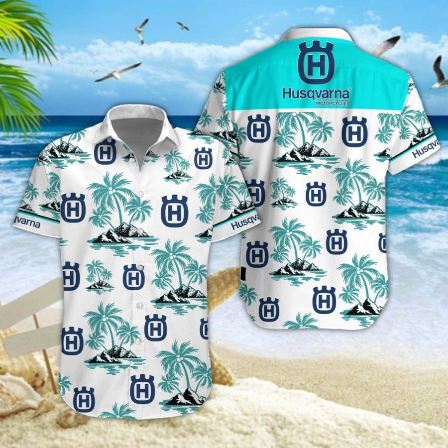 Hawaiihemd Husqvarna Motorcycles 04 – Herren Sommerhemd