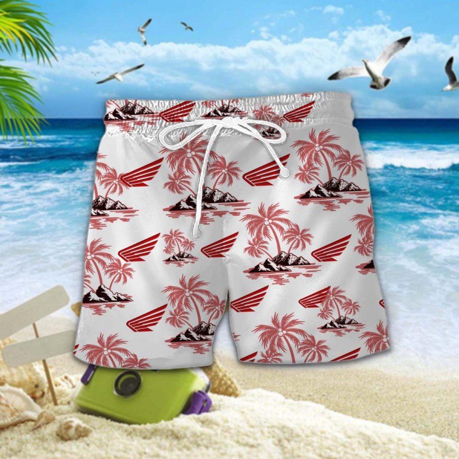 Hawaiihemd Honda Moto 01 – Herren Sommerhemd – Bild 2