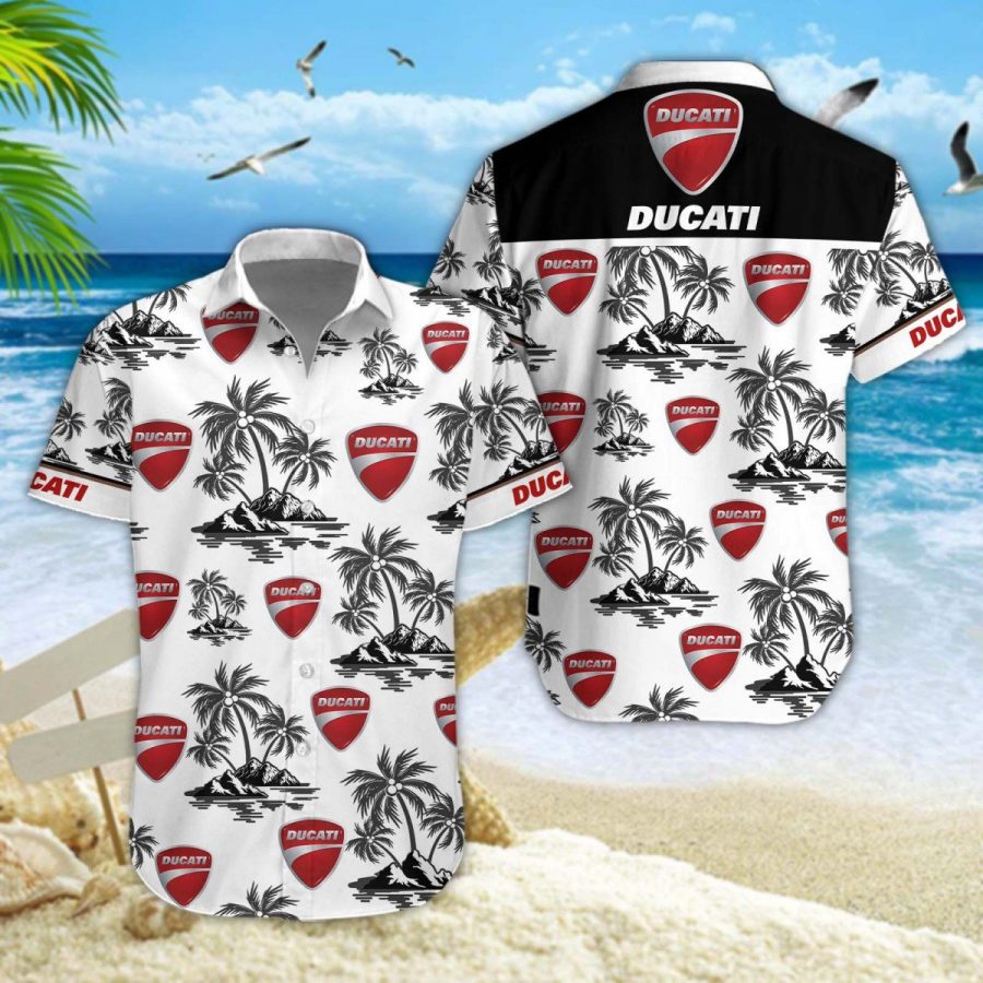 Hawaiihemd Ducati 07 – Herren Sommerhemd