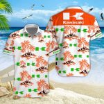 Hawaiihemd Kawasaki 05 – Herren Sommerhemd