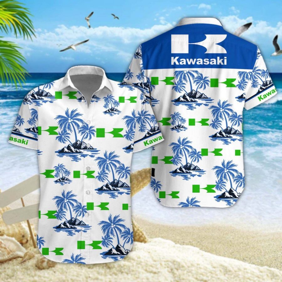 Hawaiihemd Kawasaki 02 – Herren Sommerhemd