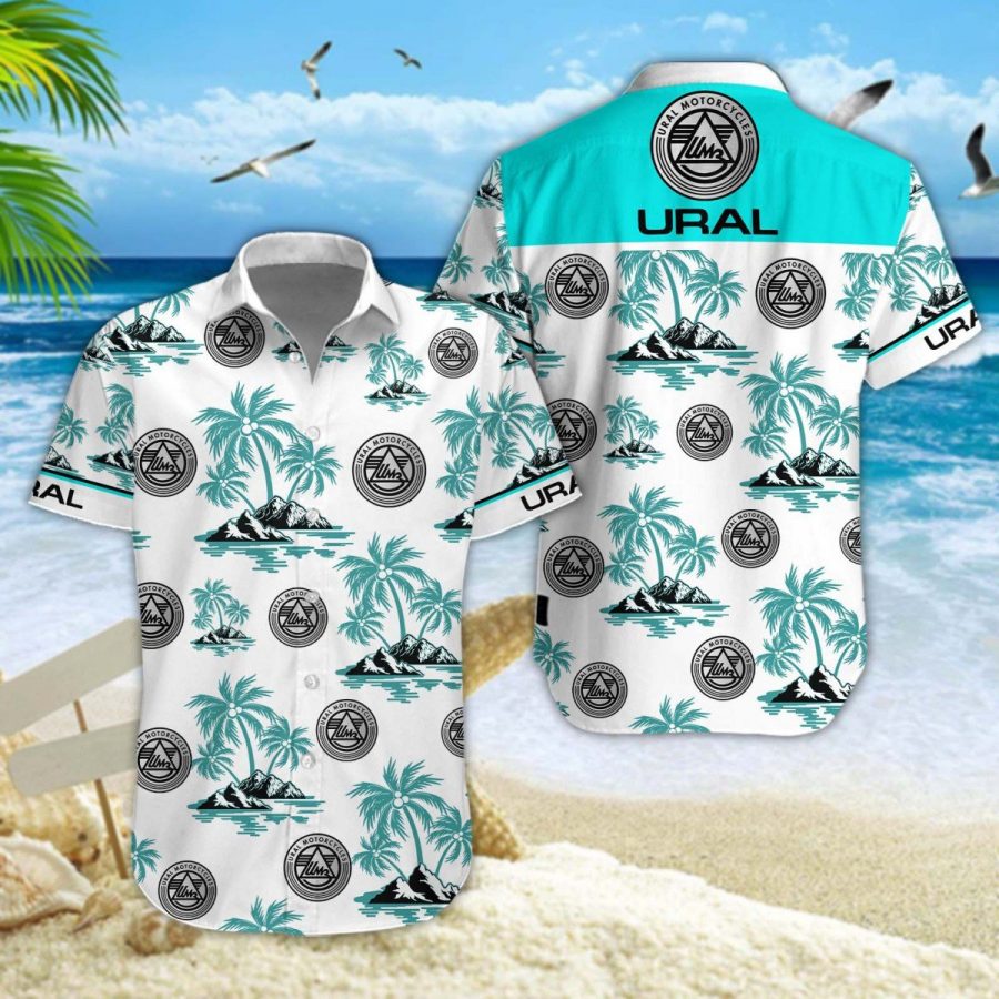 Hawaiihemd Ural Motorcycles 04 – Herren Sommerhemd