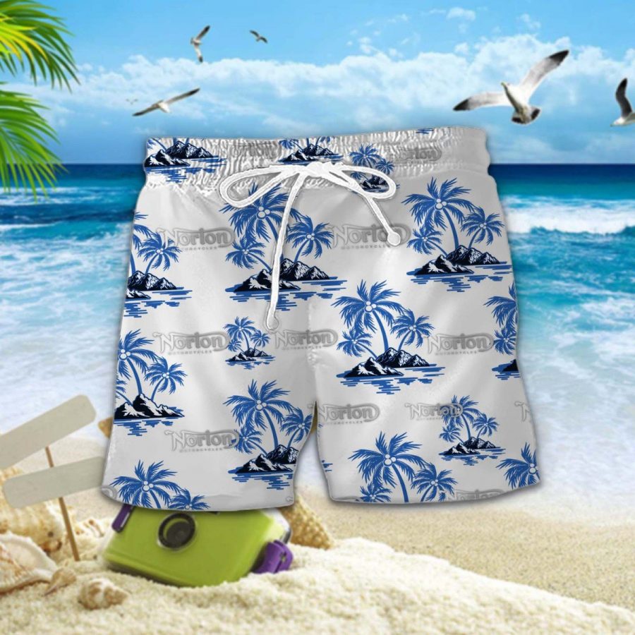 Hawaiihemd Norton Motorcycles 01 – Herren Sommerhemd – Bild 2