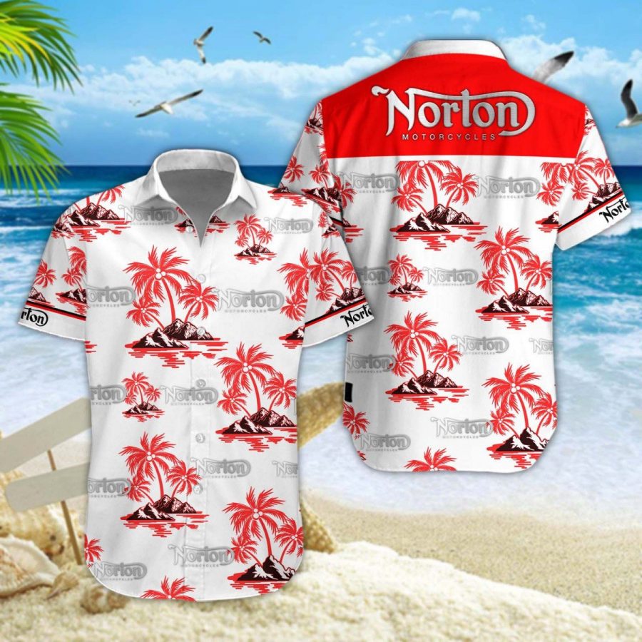 Hawaiihemd Norton Motorcycles 06 – Herren Sommerhemd