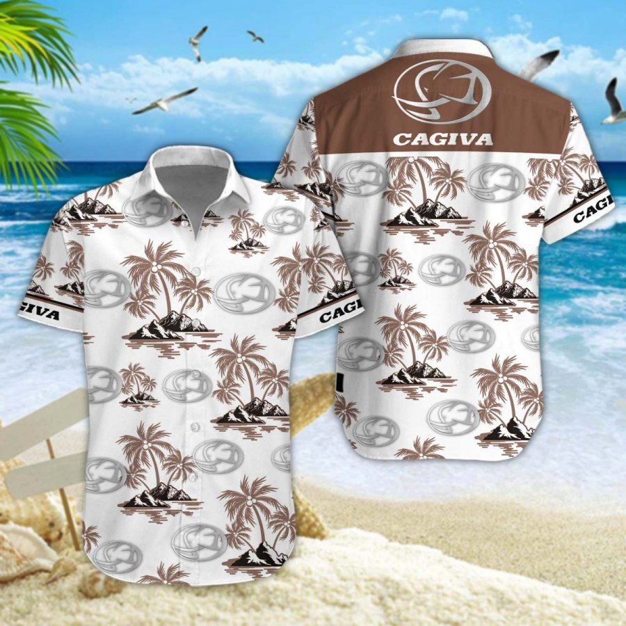 Hawaiihemd Cagiva Motorcycles 03 – Herren Sommerhemd