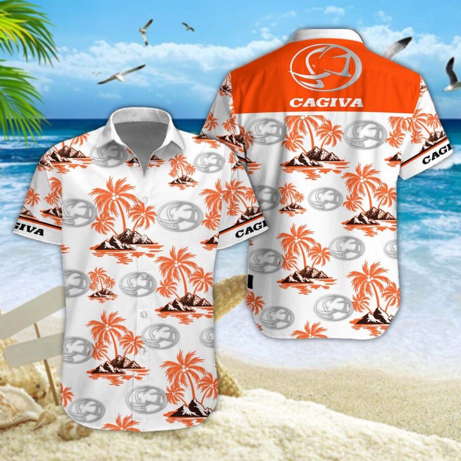 Hawaiihemd Cagiva Motorcycles 06 – Herren Sommerhemd