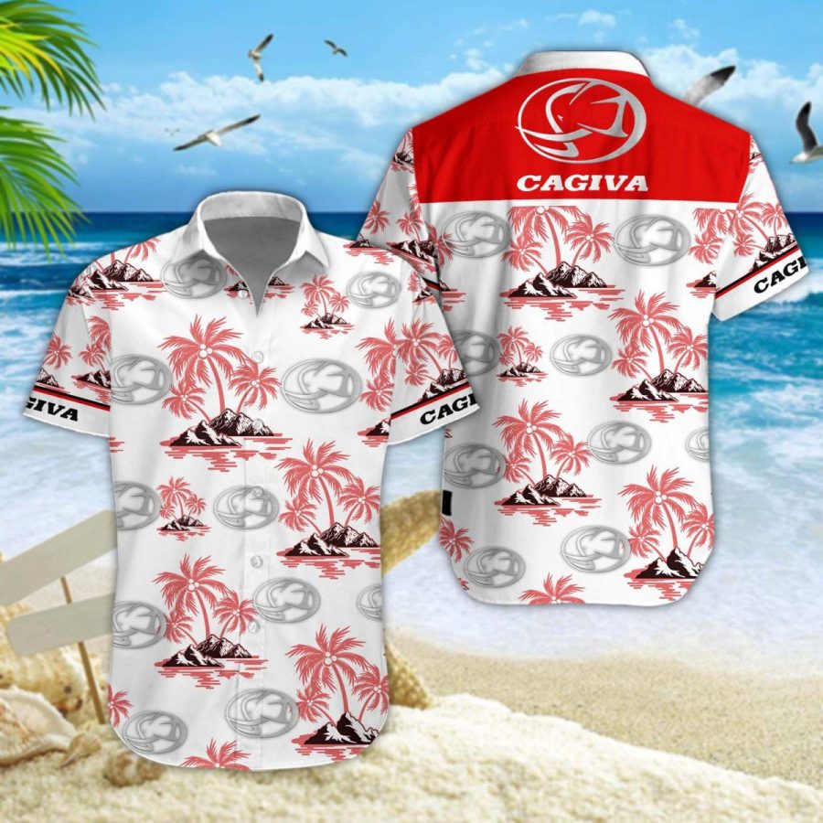 Hawaiihemd Cagiva Motorcycles 01 – Herren Sommerhemd