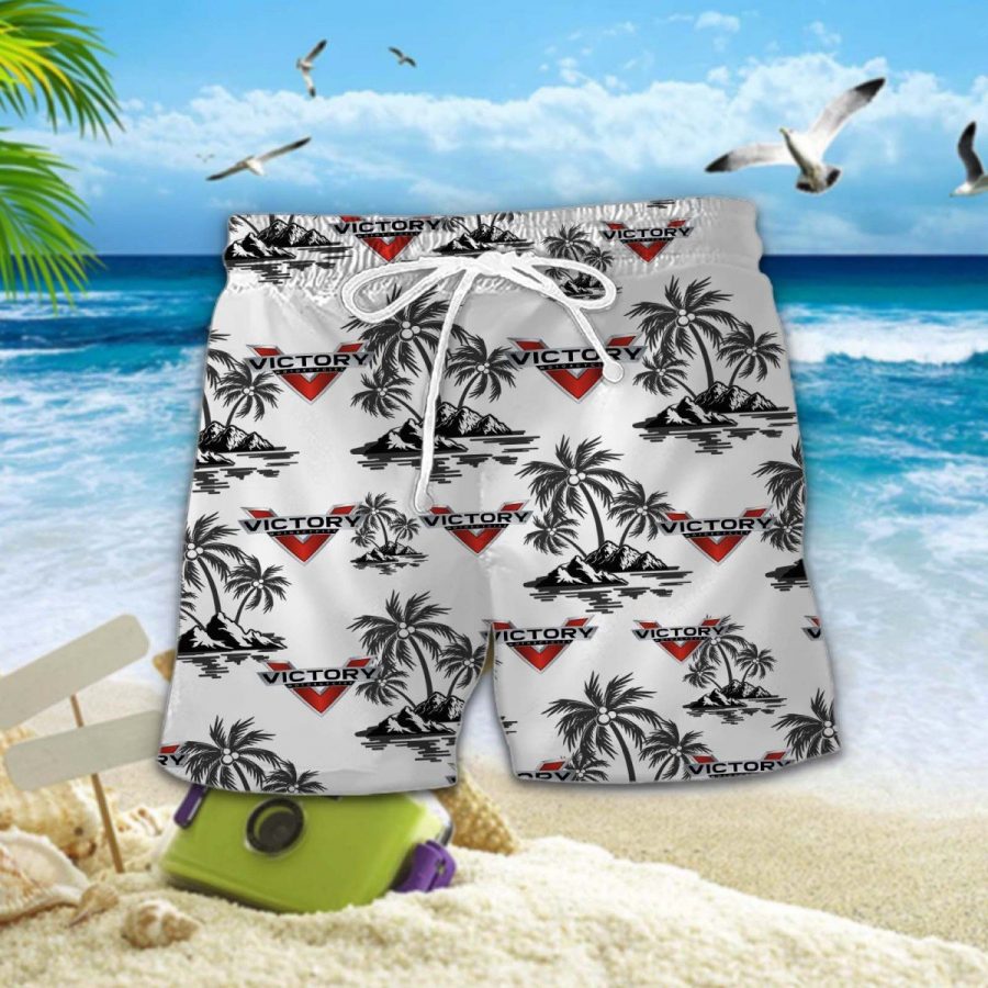 Hawaiihemd Victory Motorcycles 07 – Herren Sommerhemd – Bild 2