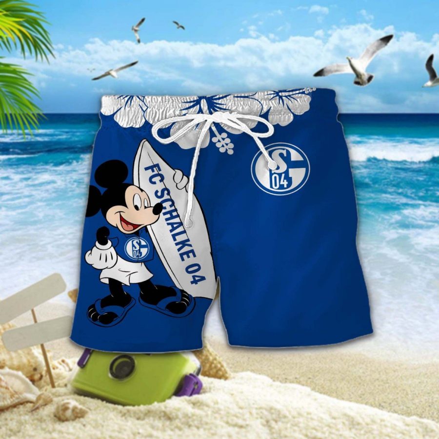 Hawaiihemd Schalke 04 – Herren Sommerhemd – Bild 2