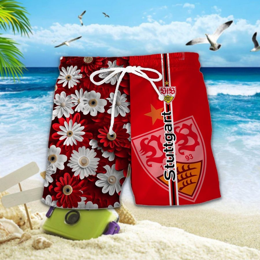 Hawaiihemd VfB Stuttgart – Herren Sommerhemd – Bild 2