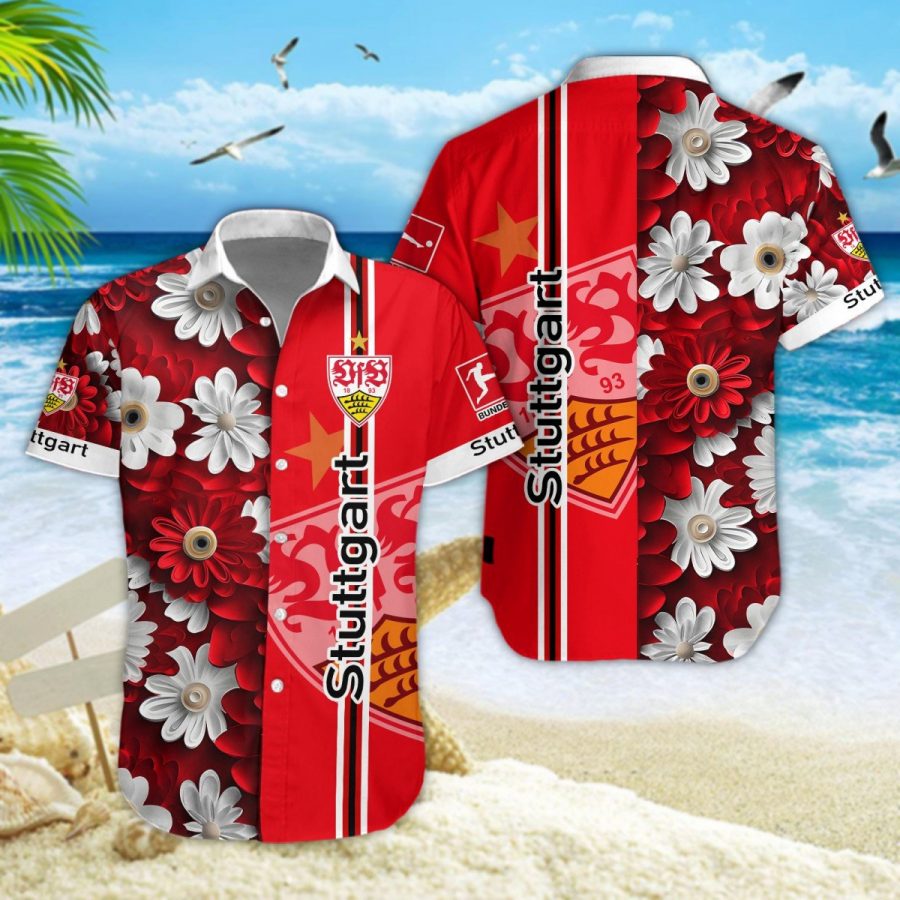 Hawaiihemd VfB Stuttgart – Herren Sommerhemd