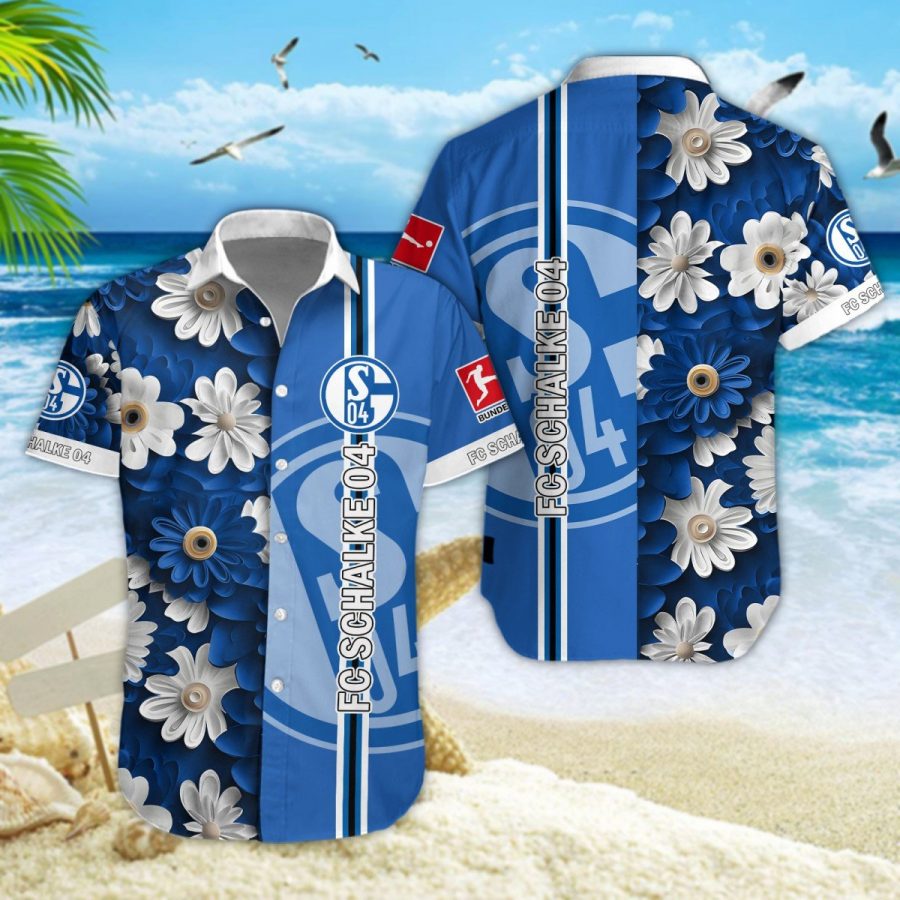 Hawaiihemd Schalke 04 – Herren Sommerhemd