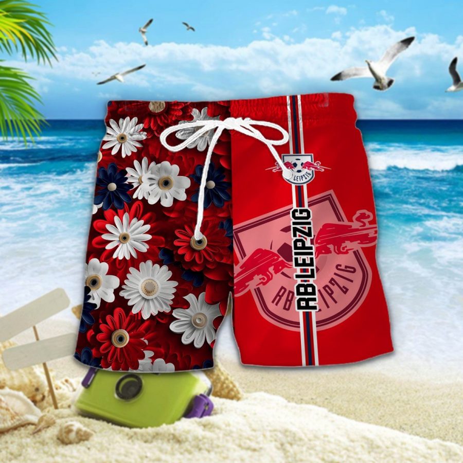 Hawaiihemd RB Leipzig – Herren Sommerhemd – Bild 2
