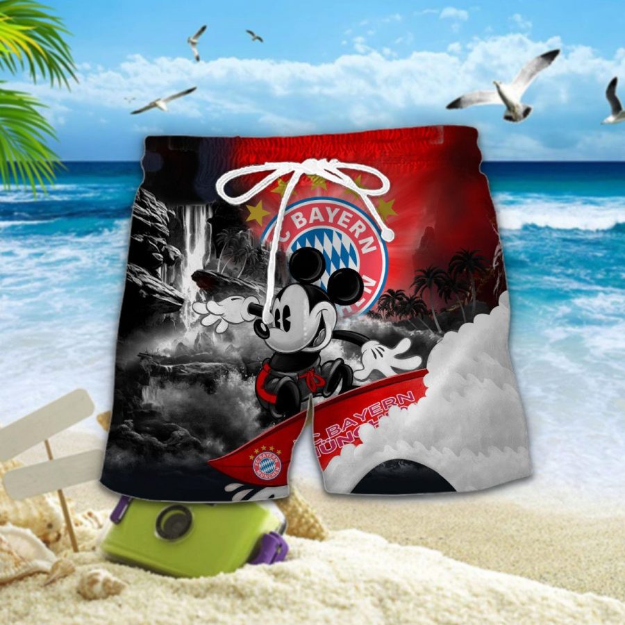 Hawaiihemd Bayern München – Herren Sommerhemd – Bild 2