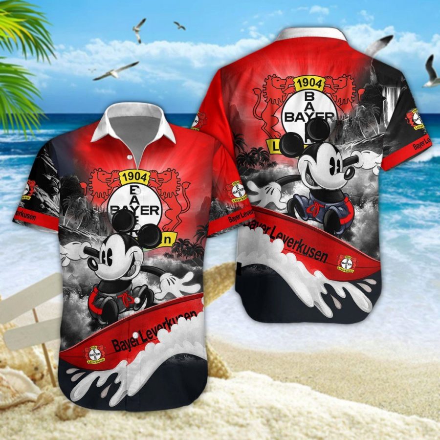 Hawaiihemd Bayer 04 Leverkusen – Herren Sommerhemd