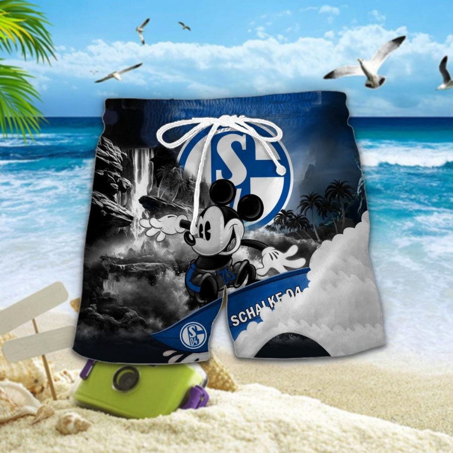 Hawaiihemd Schalke 04 – Herren Sommerhemd – Bild 2