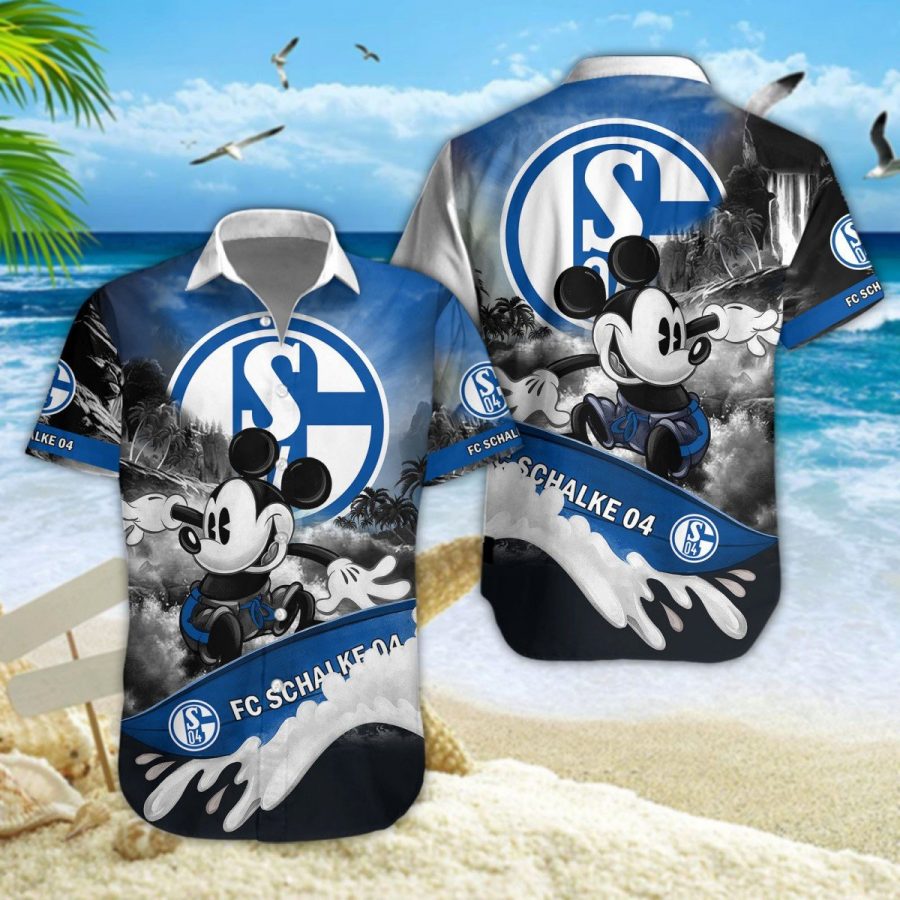 Hawaiihemd Schalke 04 – Herren Sommerhemd
